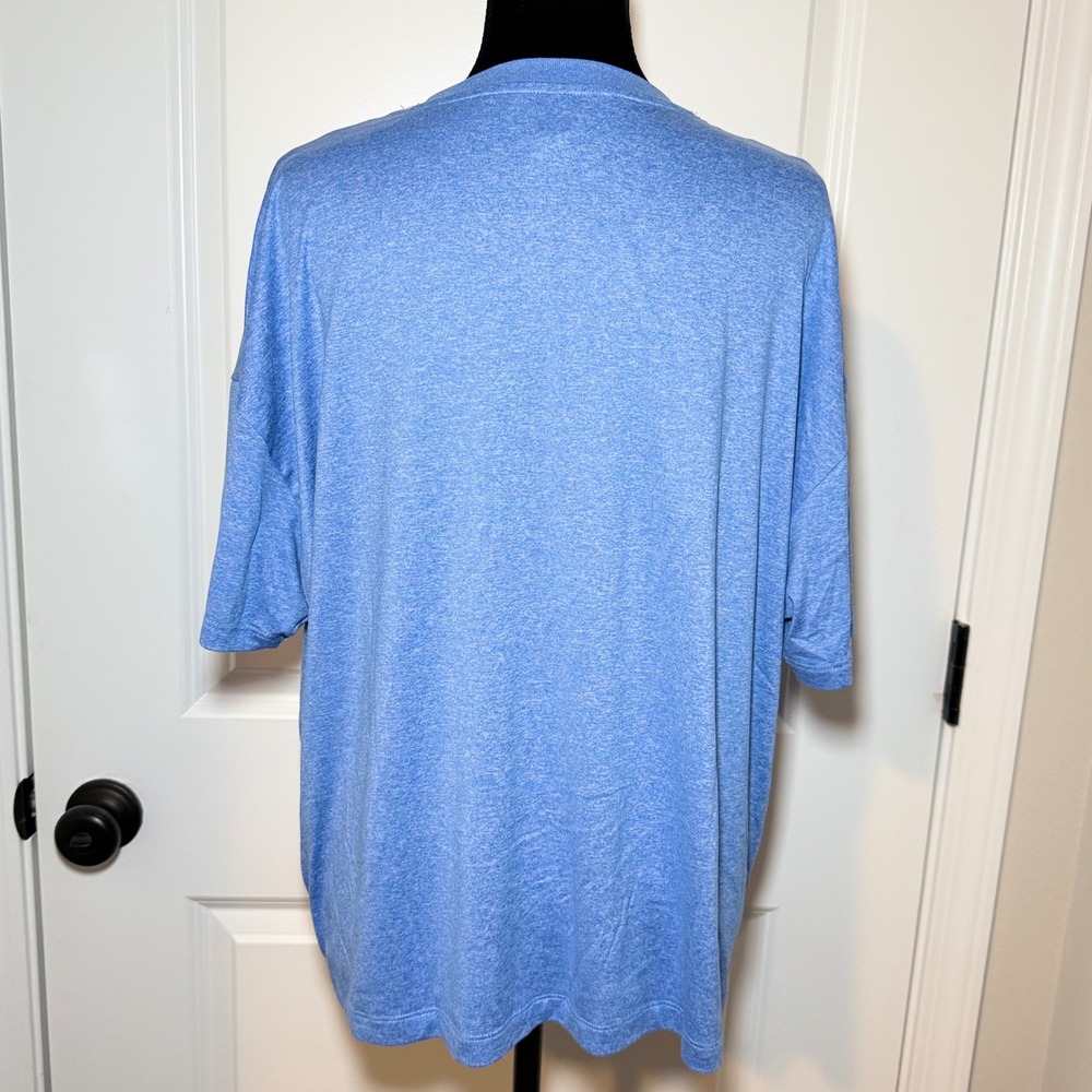 Vuori Energy Tee Womens Large Blue Heathered Activewear T-Shirt - Picture 2 of 8